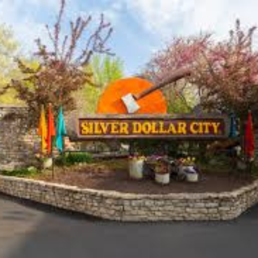 Entrance to Silver Dollar City theme park near Branson, Missouri